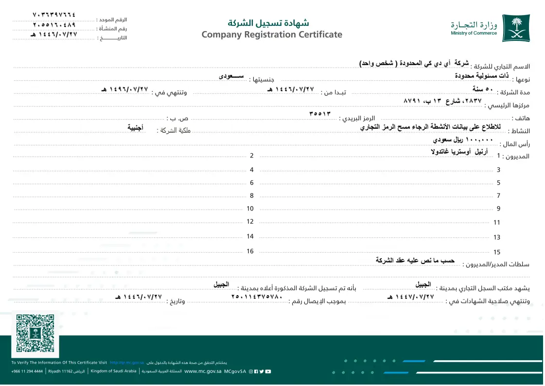 Company Registration